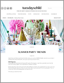 Summer party trends