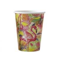 Tropical Flamingo Fun Paper Cups