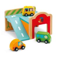 Wooden Mini Garage Toy