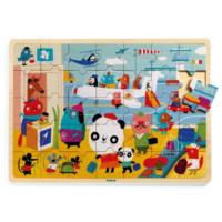 Puzzlo Airport Wooden Tray Puzzle