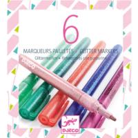 6 Sweet Glitter Markers