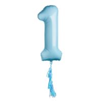 Blue 1st Birthday Balloon - 40