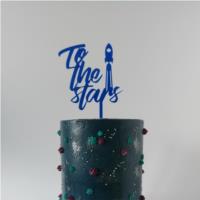 To The Stars Cake Topper