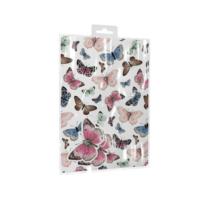 Butterflies Wrapping Paper with Tags