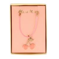 Enamel Cherries Necklace