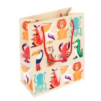 Small colourful creatures gift bag