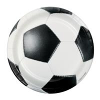 3D Soccer Ball Round Large Plates