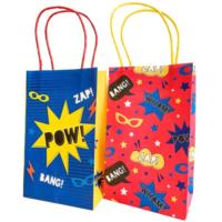 Super Hero Party Paper Treat Bag