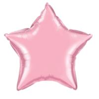 PEARL PINK STAR FOIL BALLOON 20