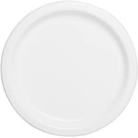 8 Bright White Plates  9