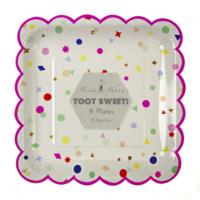 Toot Sweet Charms Pink Plate