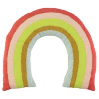 Knitted Rainbow Cushion