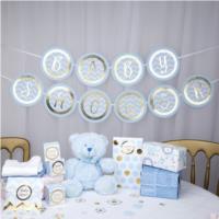 Baby Shower Blue Bunting