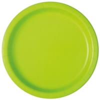 Neon Green Round Plate 9