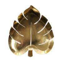 Palm Leaf Gold  Plate