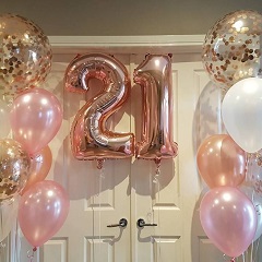 Number balloons