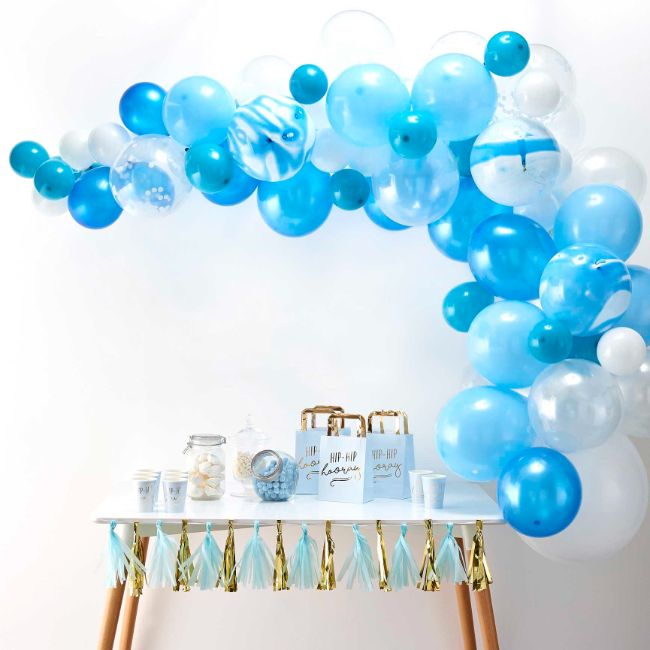 Blue Balloon Arch Kit