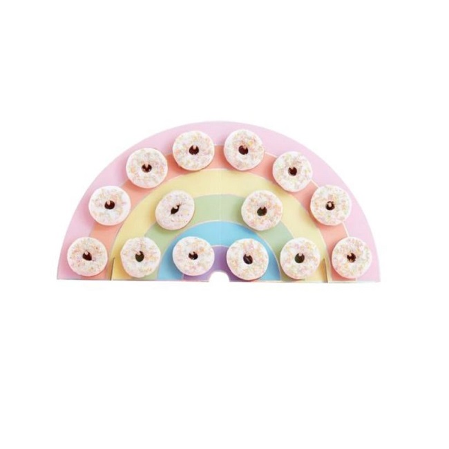 Rainbow Donut Wall Holder