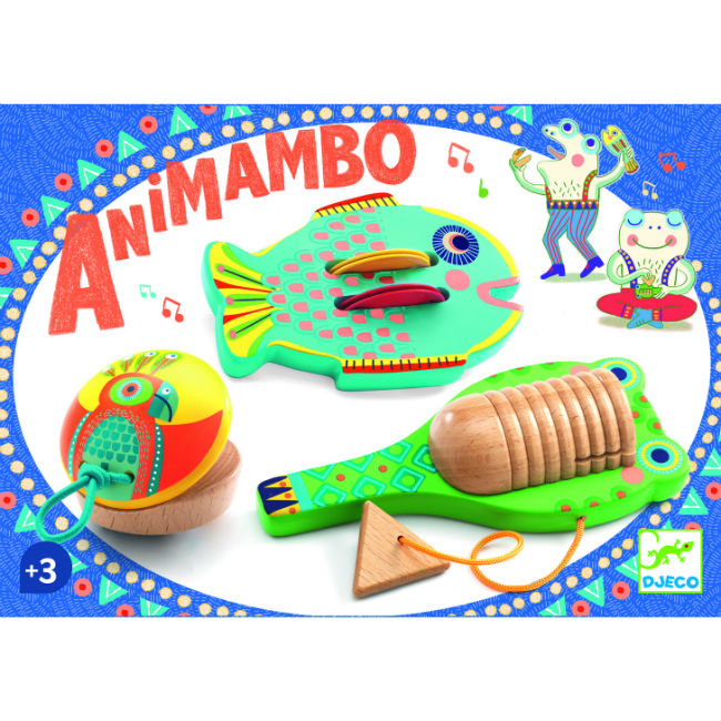 Animambo Set Of 3 Percussions