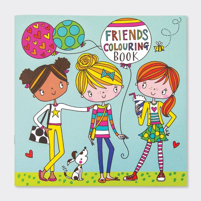 Friends Square Colouring Book
