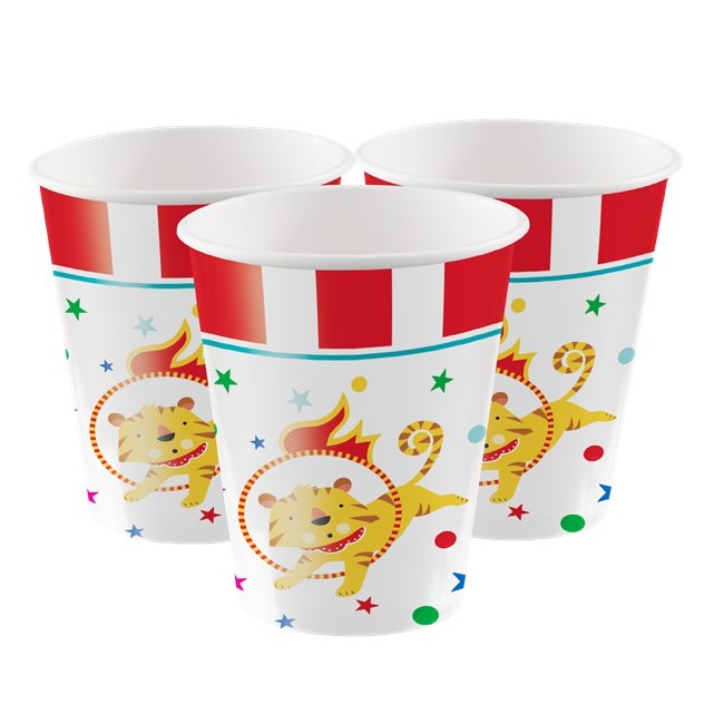 Circus Carnival Party Cups