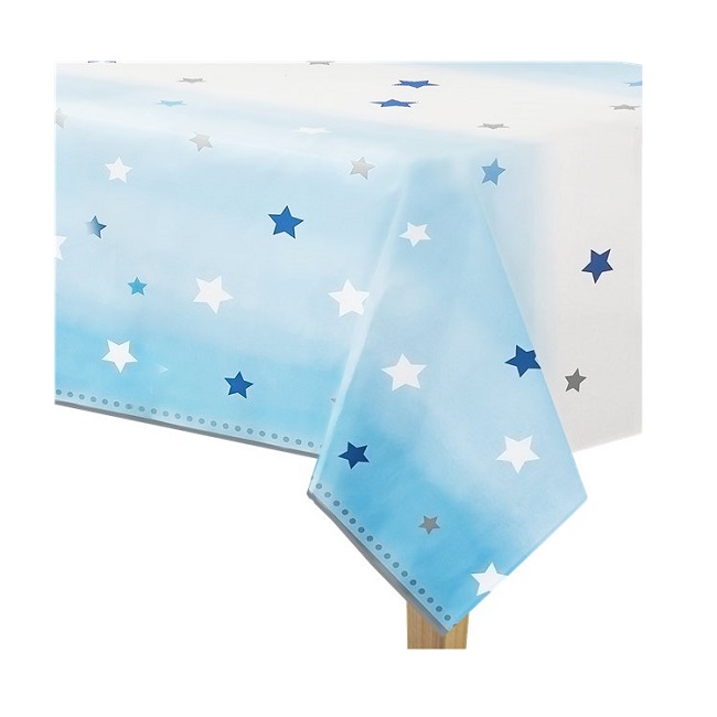One Little Star Boy Plastic Table cover