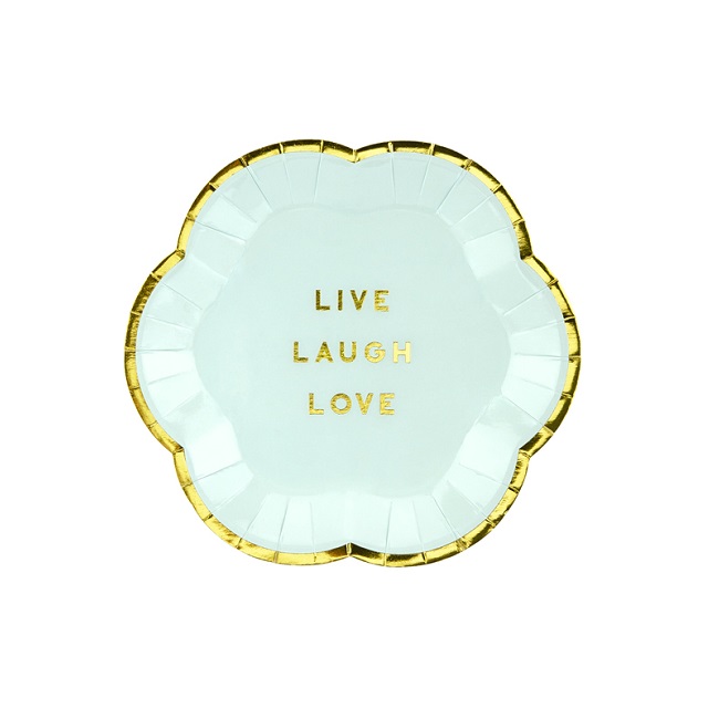 Yummy Plates - Live Laugh Love