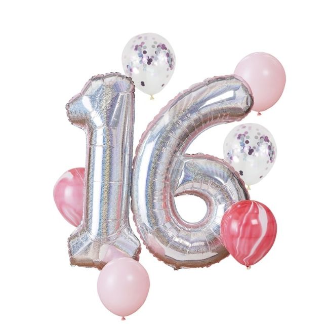 16th Birthday Balloon Bundle