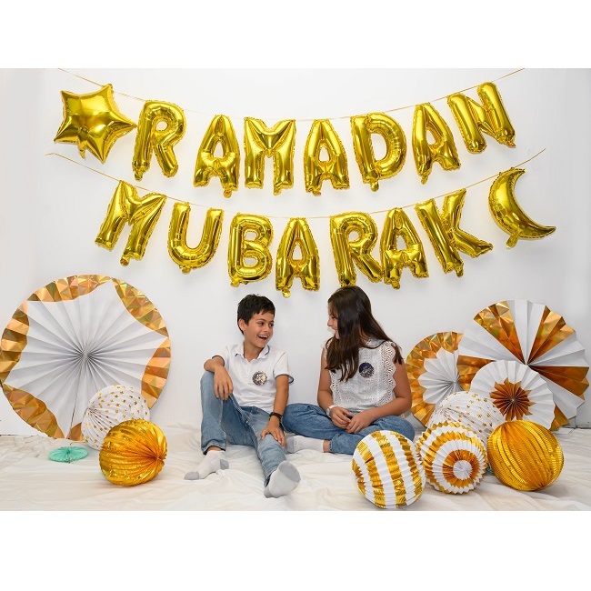 Party Camel Ramadan Mubarak Balloon Garland