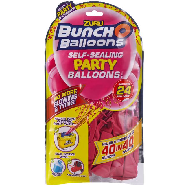 Self Sealing Party Balloons Refill Pack - Pink