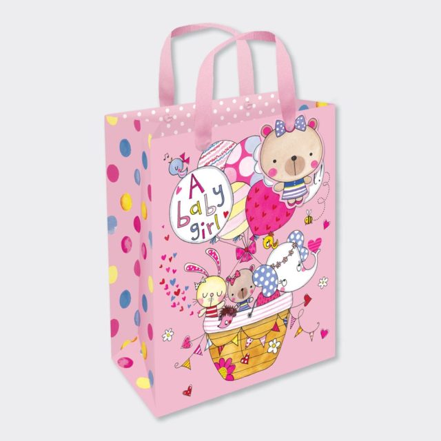 Gift Bag - Baby Girl Medium 