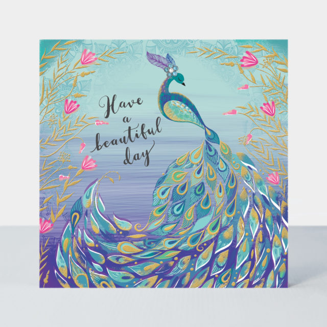 Birthday Peacock Card