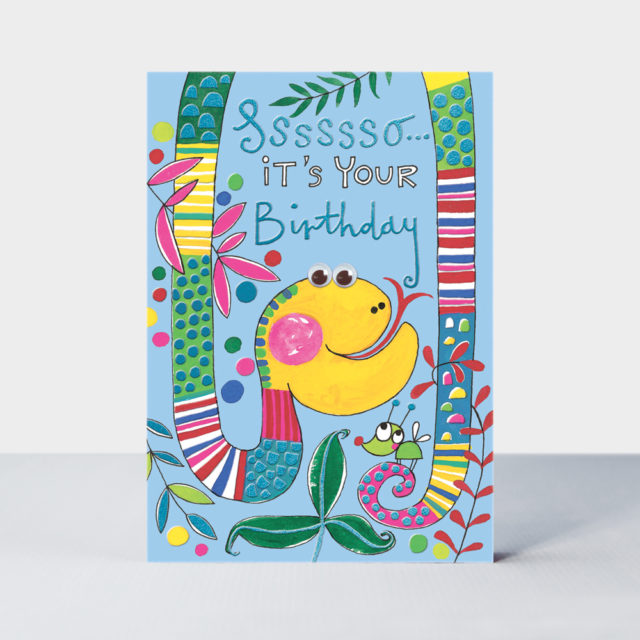 Ssso it's your Birthday Snake Card