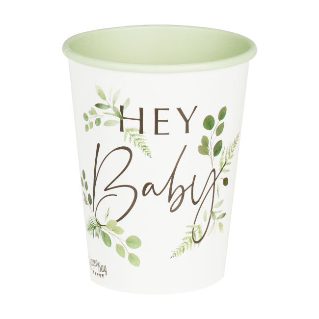 Botanical Hey Baby Cups