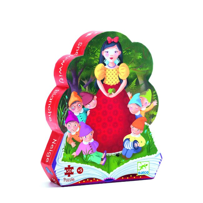 Snow White Silhouette Puzzle - 50pcs