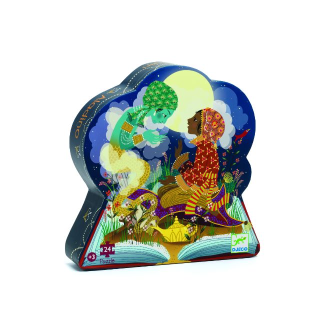 Aladdin Silhouette Puzzle - 24pcs