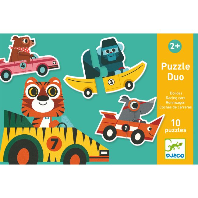 Racing Cars Puzzle Duo