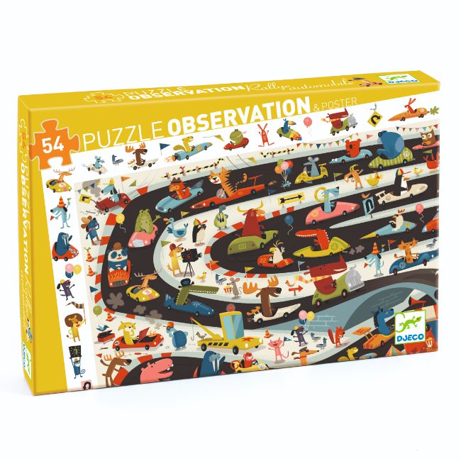 Car Rally Observation Puzzle - 54pcs