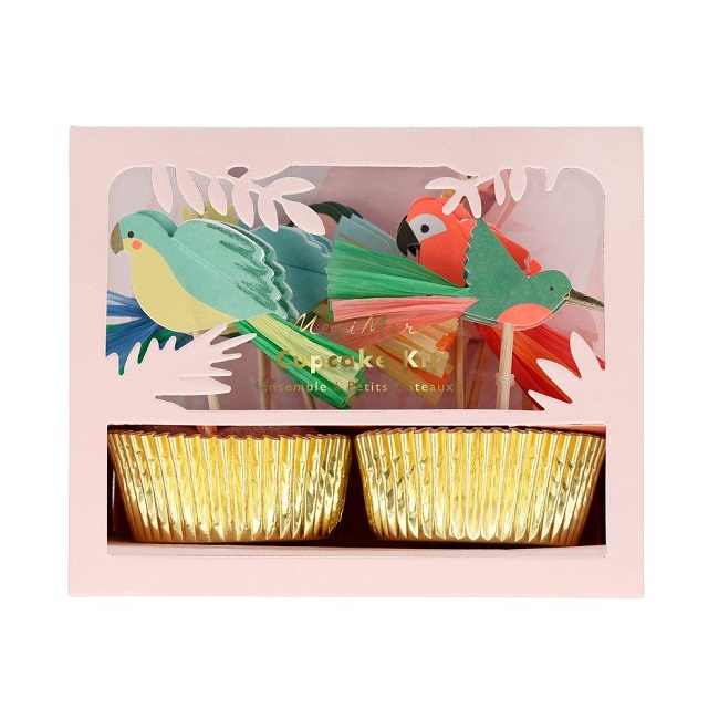 Tropical Bird Cupcake Kit