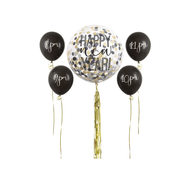 New Years Countdown Balloon Kit