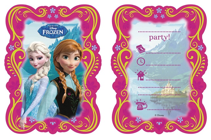 Disney Frozen Invitations & Envelopes