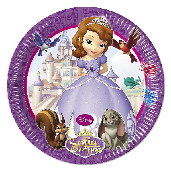 Sofia The First Paper Plates