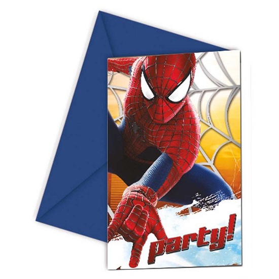 Spiderman 2 Party Invites