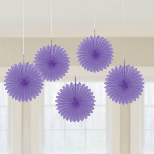 Mini Purple Hanging Fans