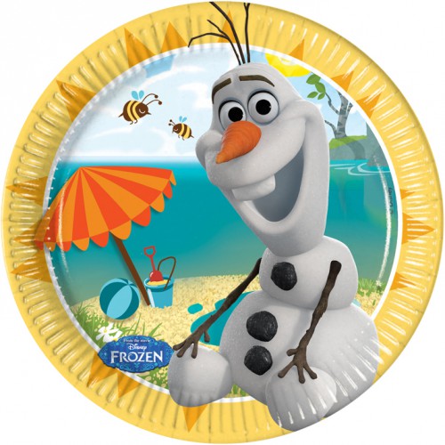 Disney Frozen Olaf Plates