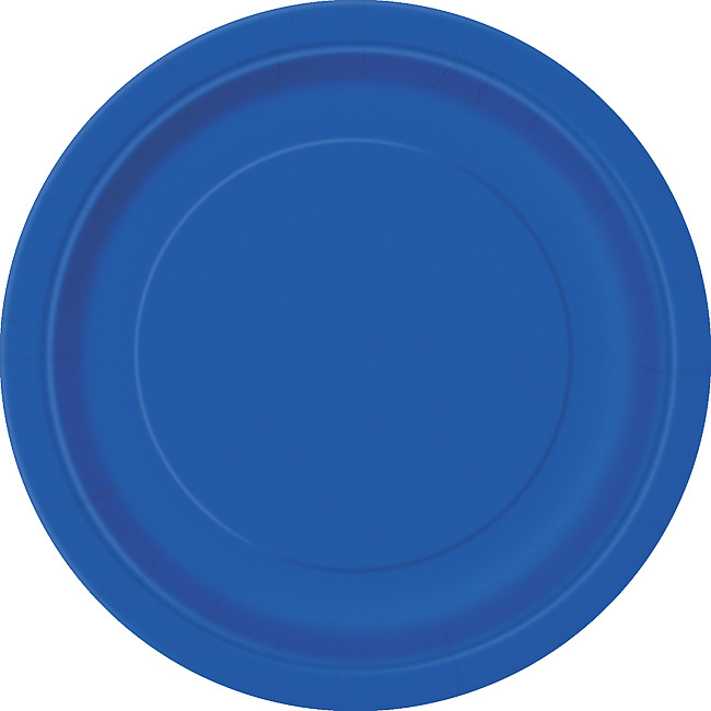 Royal Blue Round Plate 9