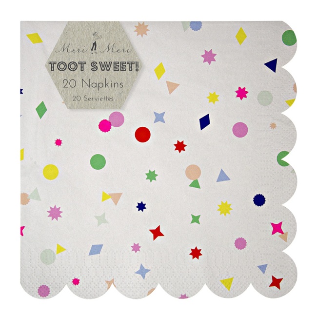 Toot Sweet Charms Large Napkin