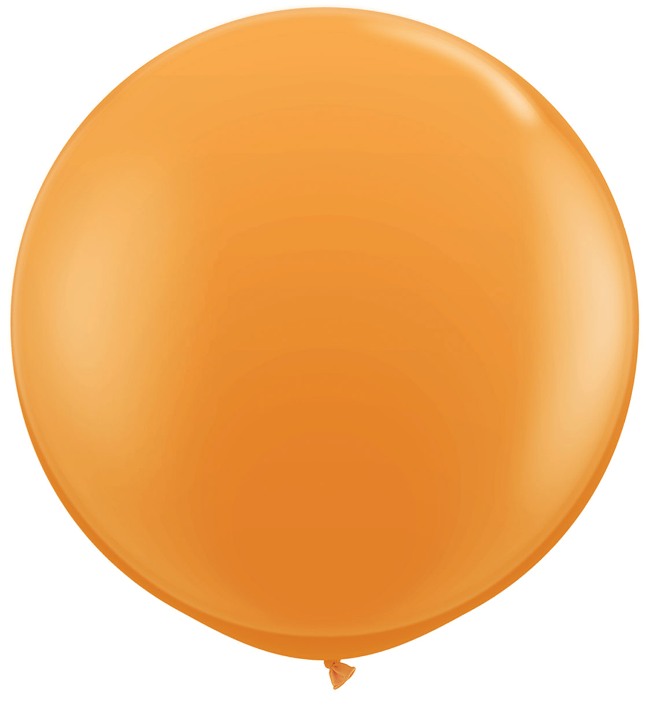 Round Orange Balloon 36