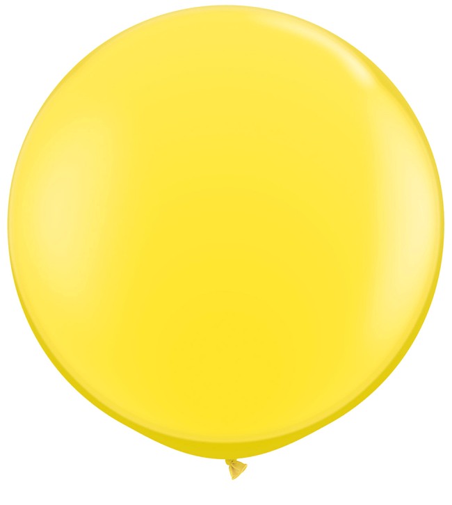 Round Yellow Balloon 36
