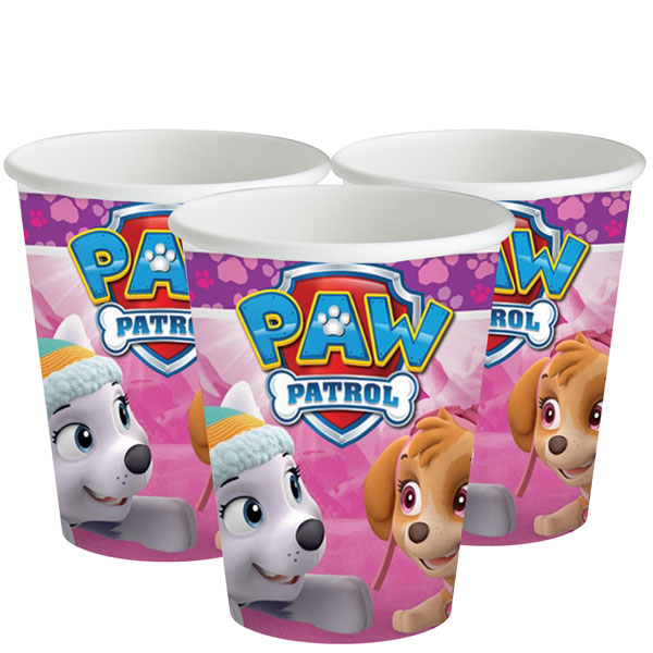 Pink Paw Patrol Cups